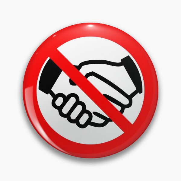 Item preview, Anti Handshake No Touching Social Distancing designed and sold by MurphyMorganGifts.
