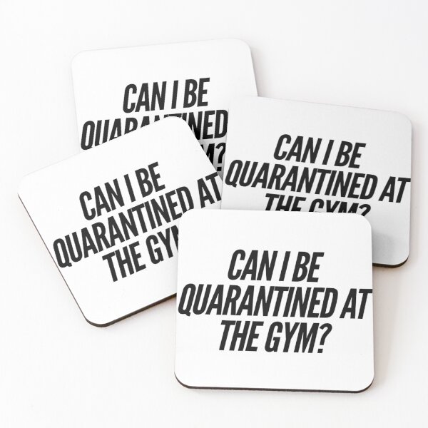 Item preview, Quarantine at the gym designed and sold by keriannhill.