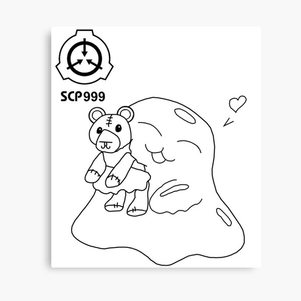 Scp 173 Kawaii Canvas Print By Ennio01 Redbubble