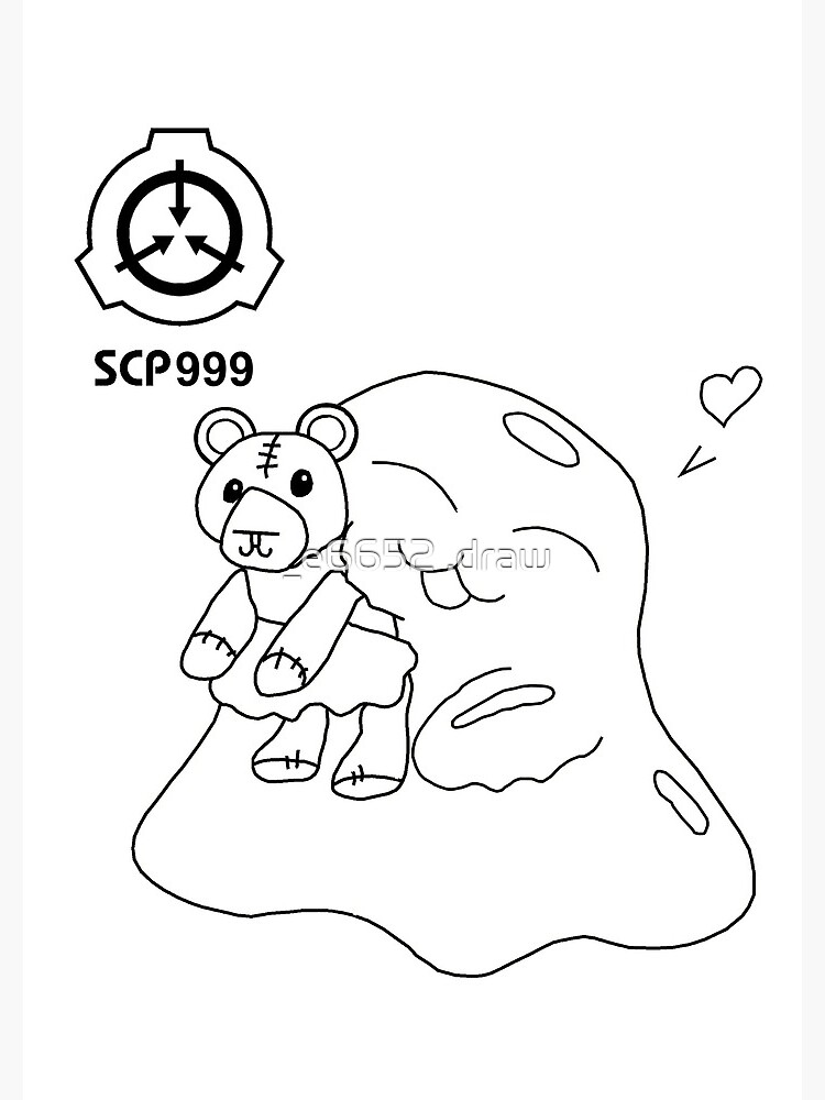 SCP 999 kawaii colored  Greeting Card for Sale by ClaraCasperson5