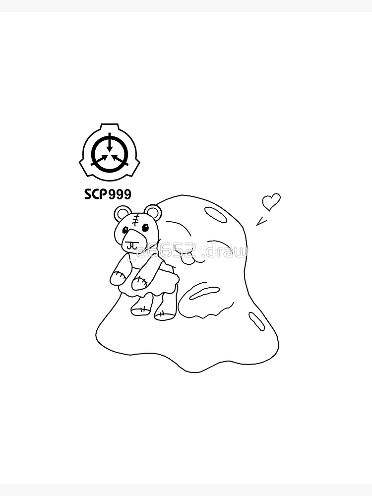 SCP 999 kawaii colored Art Board Print by _e6652 .draw