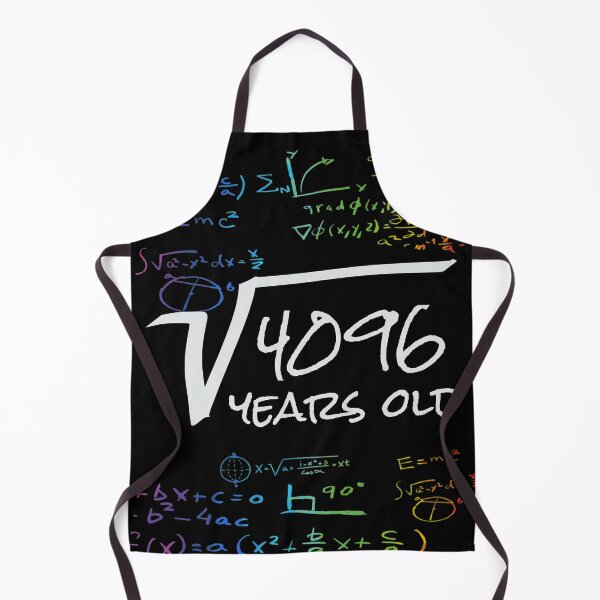 Item preview, Funny 64th Birthday Math Design - Square Root of 4096 : 64 Years Old designed and sold by Designamics.