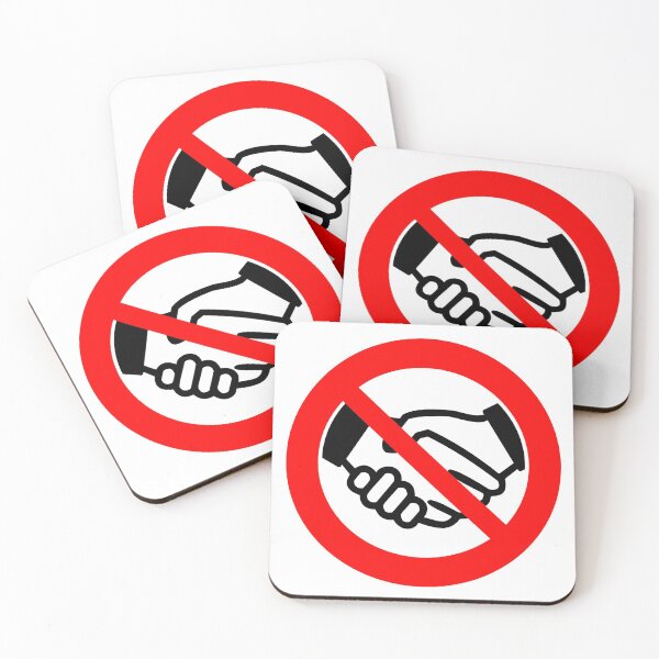 Item preview, Anti Handshake No Touching Social Distancing designed and sold by MurphyMorganGifts.