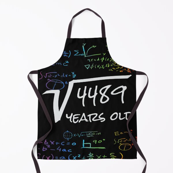 Item preview, Funny 67th Birthday Math Design - Square Root of 4489 : 67 Years Old designed and sold by Designamics.
