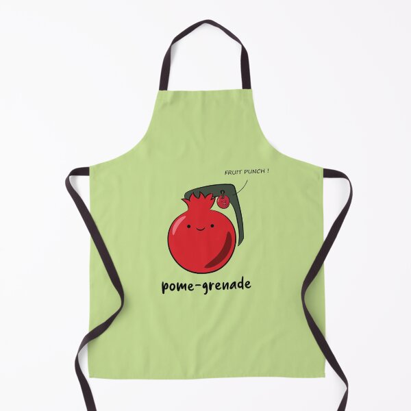 Item preview, Kawaii Pomegranate ,  Pome-grenade, funny pun  designed and sold by DD1492.