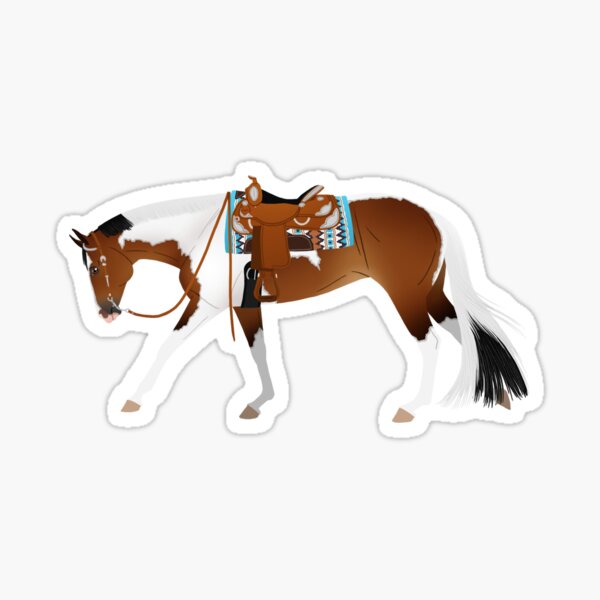 Item preview, Bay Tobiano Western Pleasure Horse - Equine Rampaige designed and sold by equinerampaige.