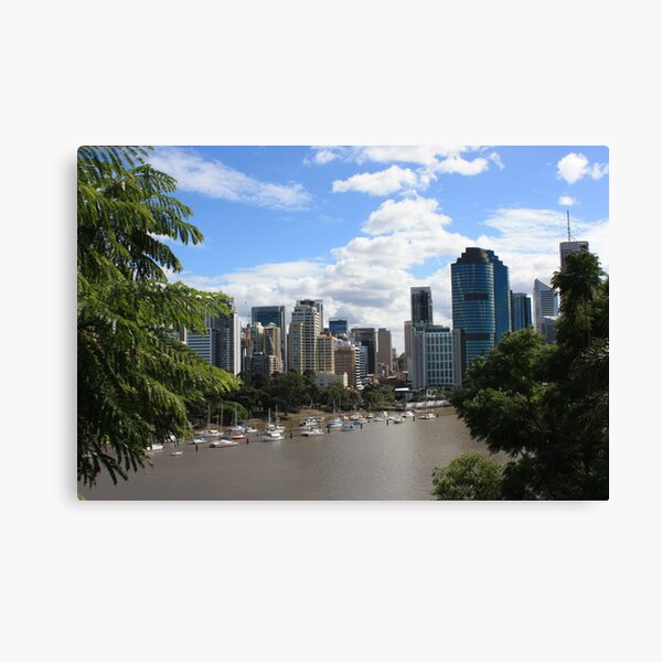 Brisbane from Kangaroo Point Cliffs Canvas Print