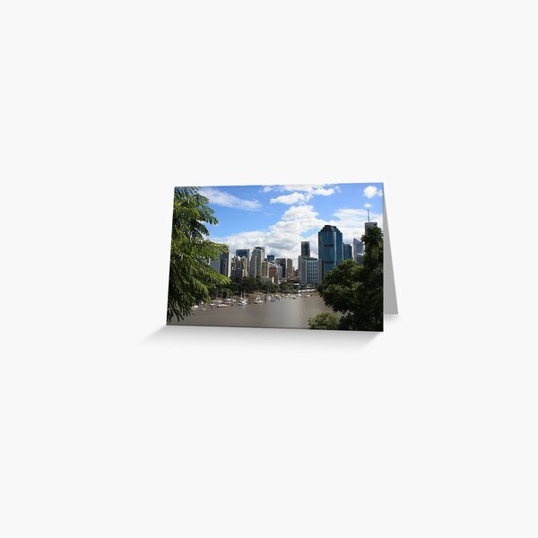 Brisbane from Kangaroo Point Cliffs Greeting Card