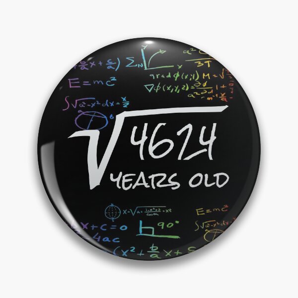 Item preview, Funny 68th Birthday Math Design - Square Root of 4624 : 68 Years Old designed and sold by Designamics.