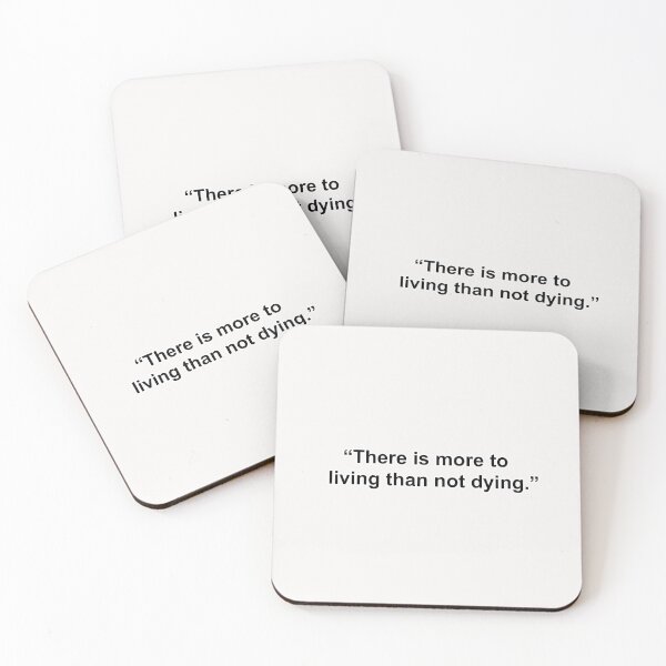 Item preview, "There is more to living than not dying." Jem Carstairs quote designed and sold by Dreamingjoon.
