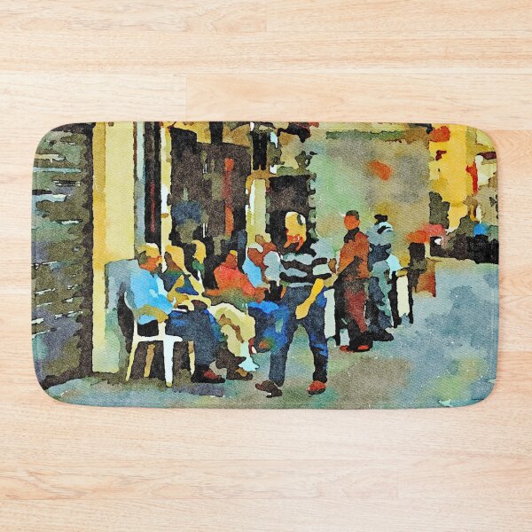 Item preview, Men in the street of the village designed and sold by Giuseppe Cocco.