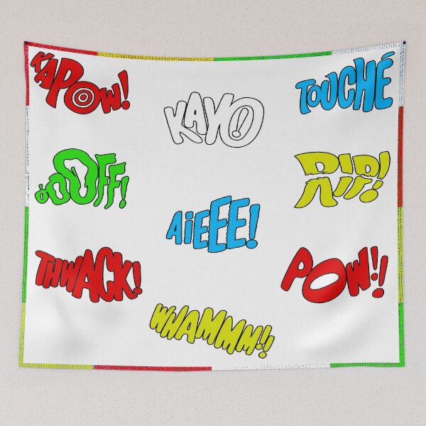 Item preview, Superhero Sound Effect Comic Noises and Sounds designed and sold by Leeloks.