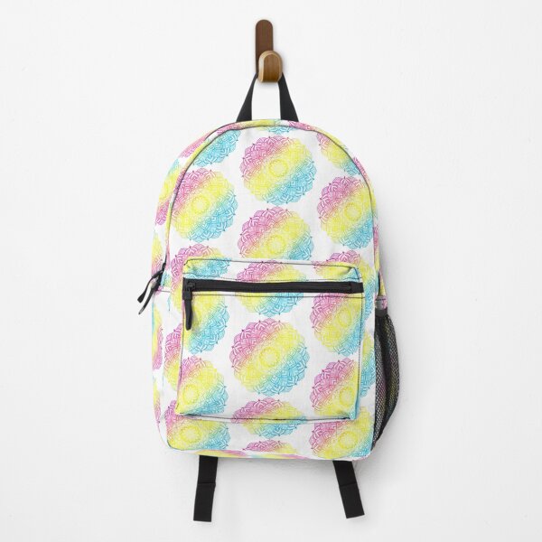 Item preview, Pansexual Pride Striped Mandala designed and sold by JustGottaDraw.