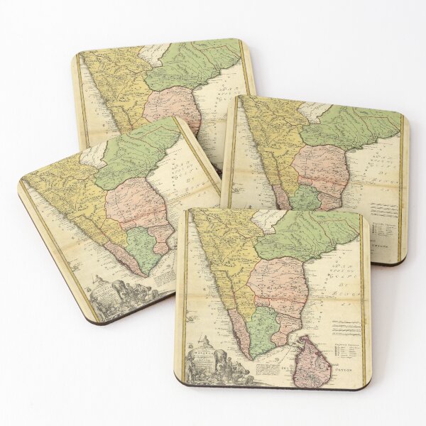 Item preview, Southern India Map (1733) designed and sold by allhistory.