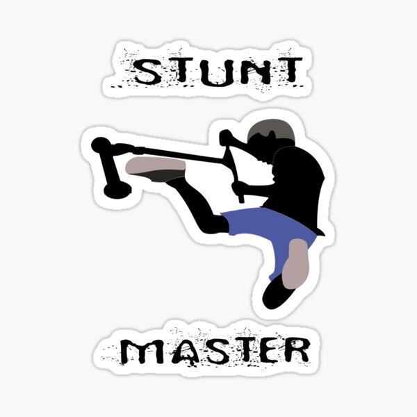 Scooter Freestyle Stunt Master Sticker