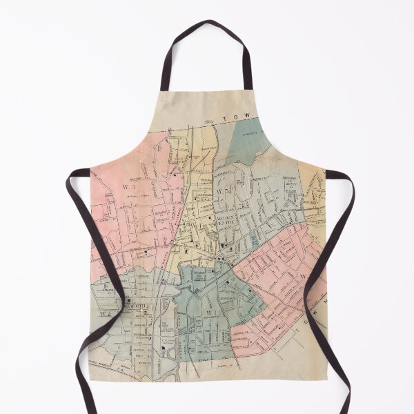 Item preview, Vintage Map of Malden MA (1890) designed and sold by BravuraMedia.