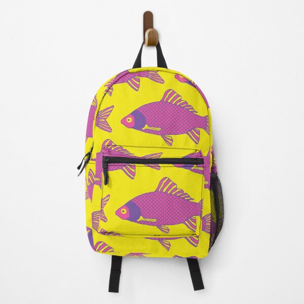 Item preview, Purple and Pink Tropical Fish Shoal Pattern designed and sold by RhubarbMyrtle.