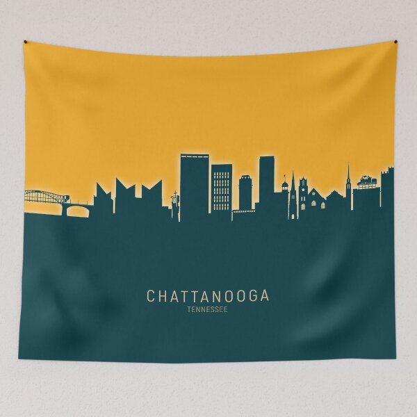 Item preview, Chattanooga Tennessee Skyline designed and sold by ArtPrints.