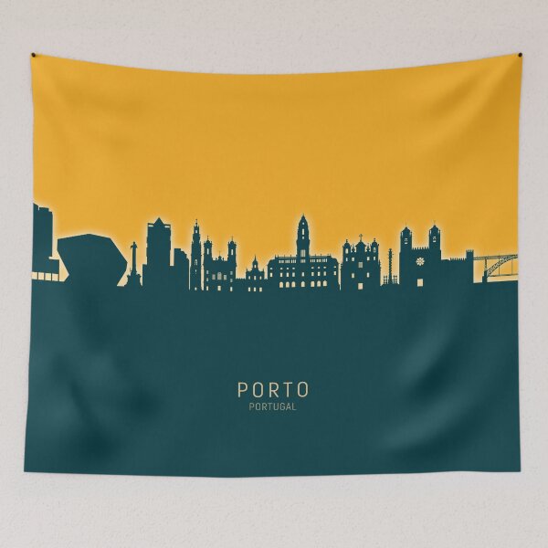 Item preview, Porto Portugal Skyline designed and sold by ArtPrints.