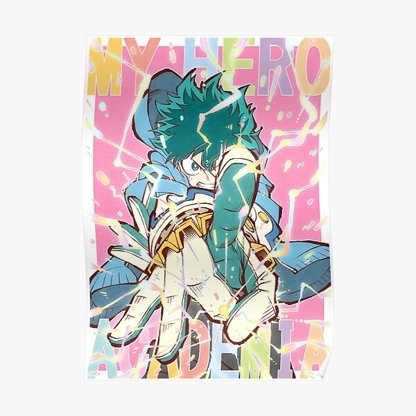 Deku Delaware Smash Air Force Poster