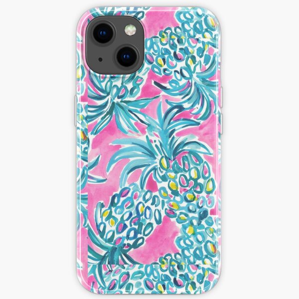 pineapple lilly p print iPhone Soft Case