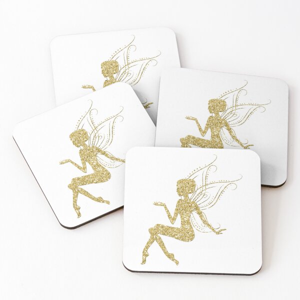 Item preview, Sitting Fairy Fairies Glitter Fairy Tale Wing Elf Magic Pattern designed and sold by digitalvintage.