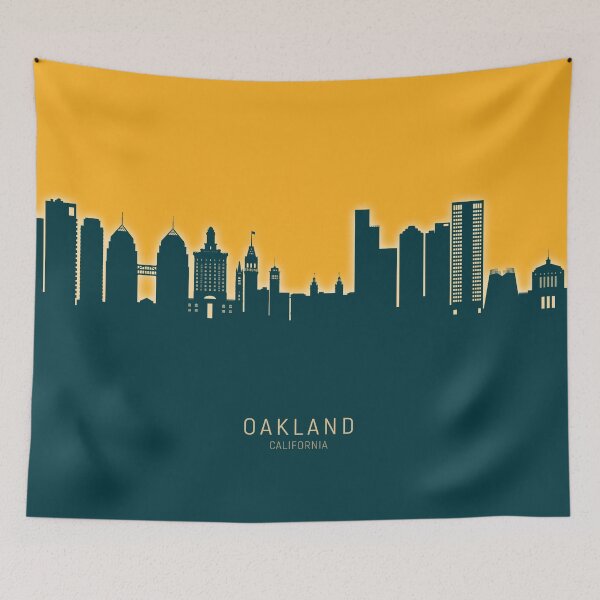 Artikelvorschau, Oakland California Skyline entworfen und verkauft von ArtPrints.