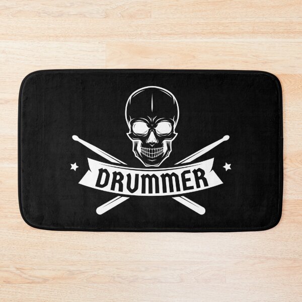 Item preview, Skull And Drumsticks For Drummers designed and sold by playloud.