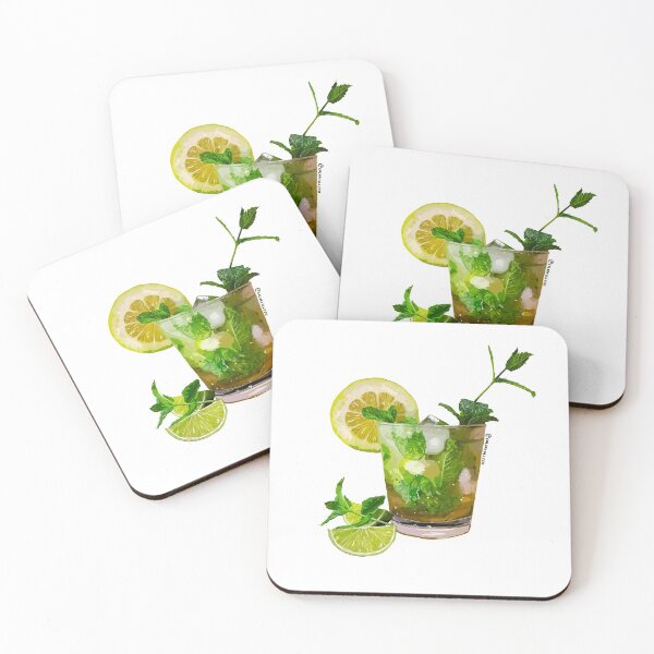 Item preview, refreshing mojito with lime and mint!  designed and sold by colorfullyso.