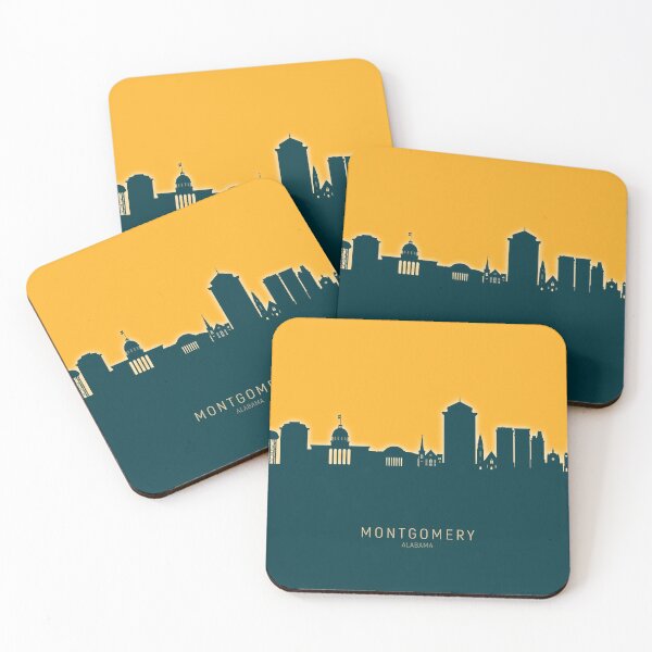 Artikelvorschau, Montgomery Alabama Skyline entworfen und verkauft von ArtPrints.
