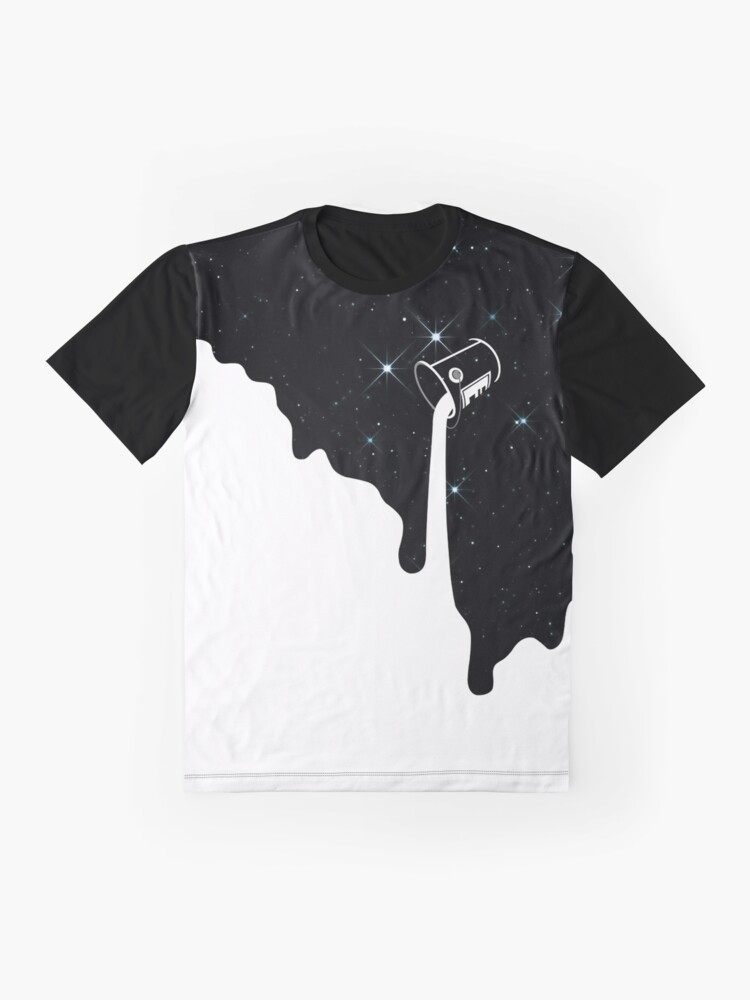 Galaxy paint outlet t shirt