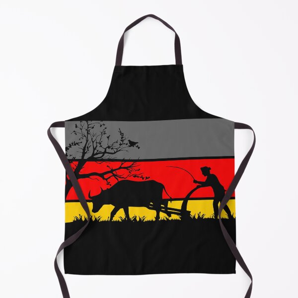 Item preview, Farmer plowing bull field designed and sold by Imutobi.