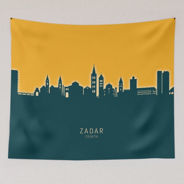 Item preview, Zadar Croatia Skyline designed and sold by ArtPrints.