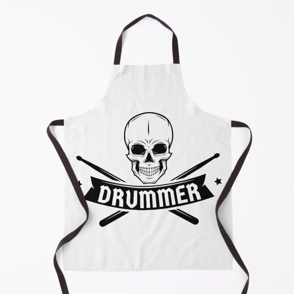 Item preview, Skull With Drumsticks For Drummer designed and sold by playloud.