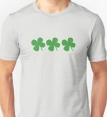 3 Clovers St Patricks Day Unisex T-Shirt