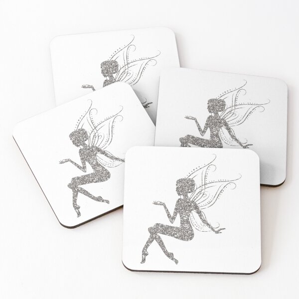 Item preview, Sitting Fairy Fairies Glitter Fairy Tale Wing Elf Magic Pattern designed and sold by digitalvintage.