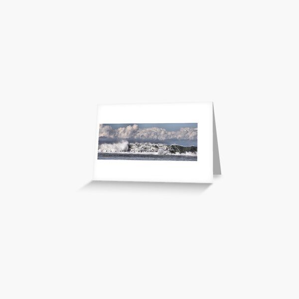 Item preview, Moody Seas over the Canoe Pool - Newcastle Beach NSW Australia designed and sold by Bev Woodman.