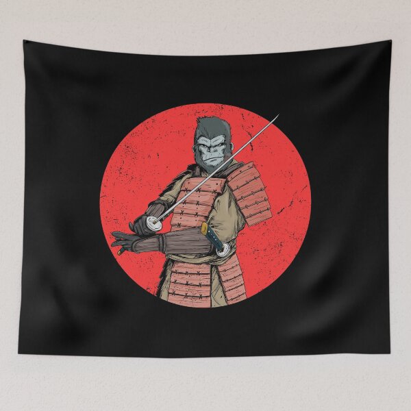 Item preview, Gorilla Samurai Japanese designed and sold by Jay Bayne.
