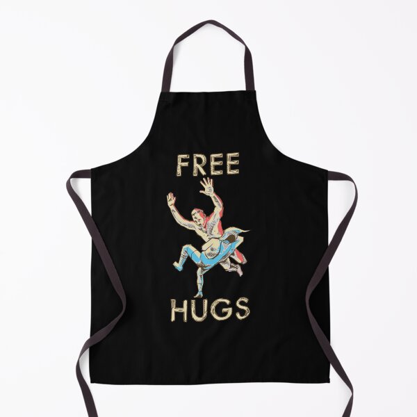Wrestling Free Hugs Apron