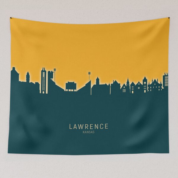 Item preview, Lawrence Kansas Skyline designed and sold by ArtPrints.