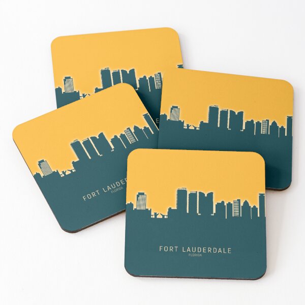 Item preview, Fort Lauderdale Florida Skyline designed and sold by ArtPrints.