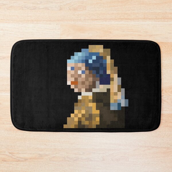 Item preview, Girl with pixel earring designed and sold by LUSTICKNEY.