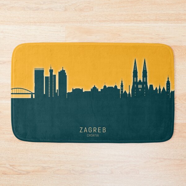 Item preview, Zagreb Croatia Skyline designed and sold by ArtPrints.
