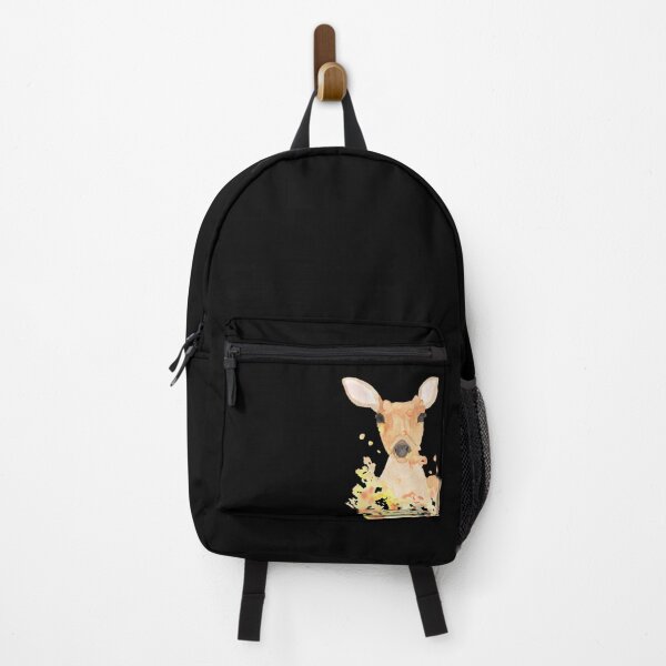 Item preview, Deer in blossom storm, black designed and sold by Sonderblume.