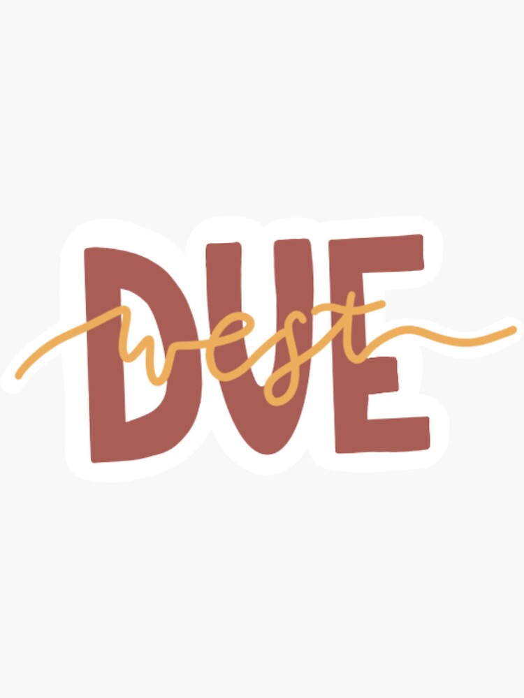 "Due west, sc " Sticker for Sale by ecsims99 Redbubble