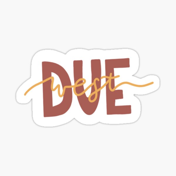 "Due west, sc " Sticker for Sale by ecsims99 Redbubble
