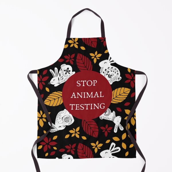 Item preview, Stop Animal Testing | Bunnies and Leaves | Traditional Russian Style Pattern designed and sold by EarlessPierre.