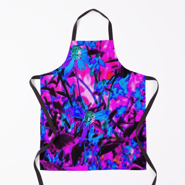 Item preview, Neon Pink Blue Wildflowers designed and sold by wildjellybeans.