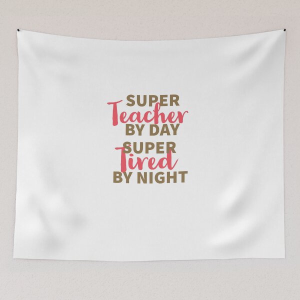 Item preview, SUPER TEACHER - TEACHER LIFE - TEACHING - TEACH LIFE - USA designed and sold by Tropical Blood.