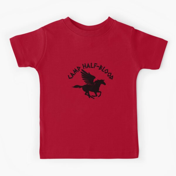 Camp Half Blood Kids T-Shirt Pegasus Horse Long Island Sound